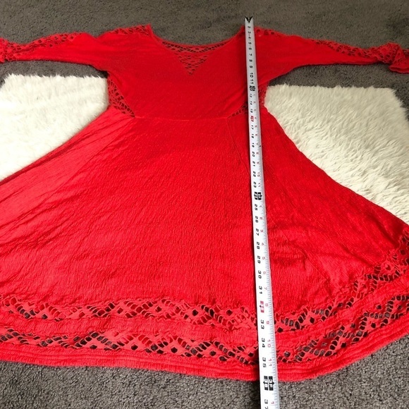 Free People peek a boo fit and flare dress - Picture 12 of 12